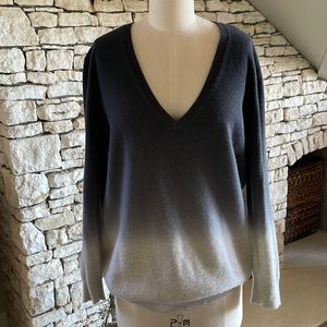 Lord and Taylor ombré cashmere sweater